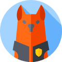 Police dog icon