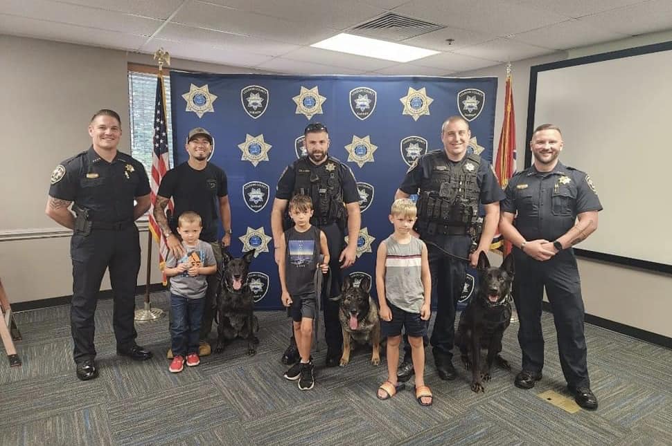 Loudon County Family Visits With LCSO K-9 Unit