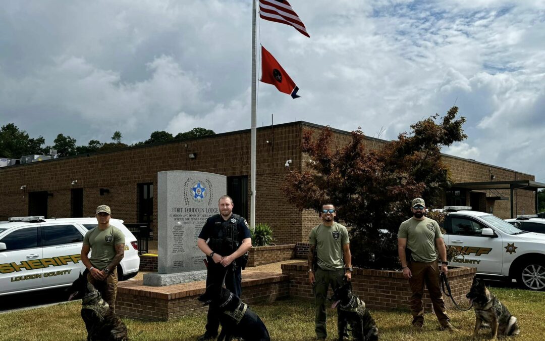 Local Company Donates Tracking Harnesses for LCSO K9s