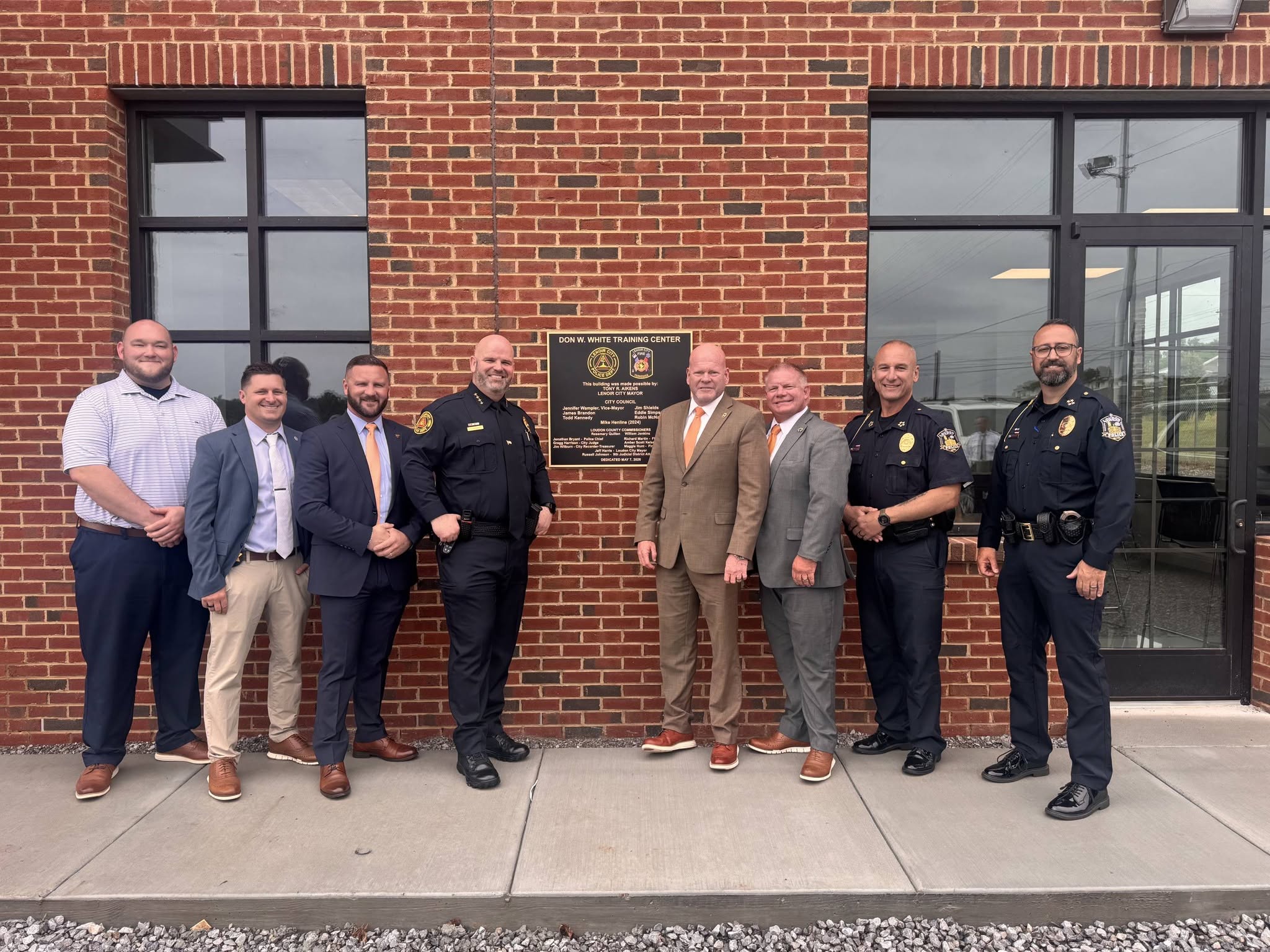 Grand opening of the Don W. White Public Safety Training Center